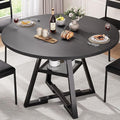 Jocoevol Round Dining Table for 4, Kitchen Dining Room Circle Dinner Pedestal by JOCOEVOL