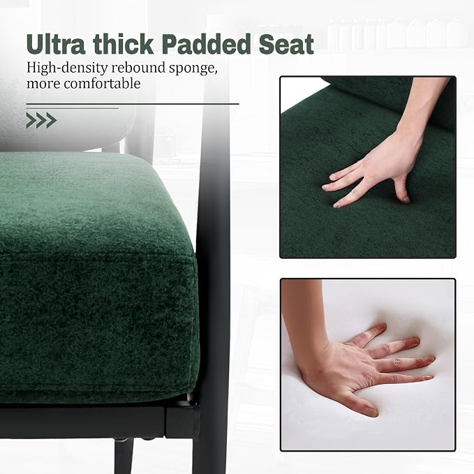 RNKSFX Modern Accent Chair for Living Room Bedroom Mid Century Arm Chair - Image 3