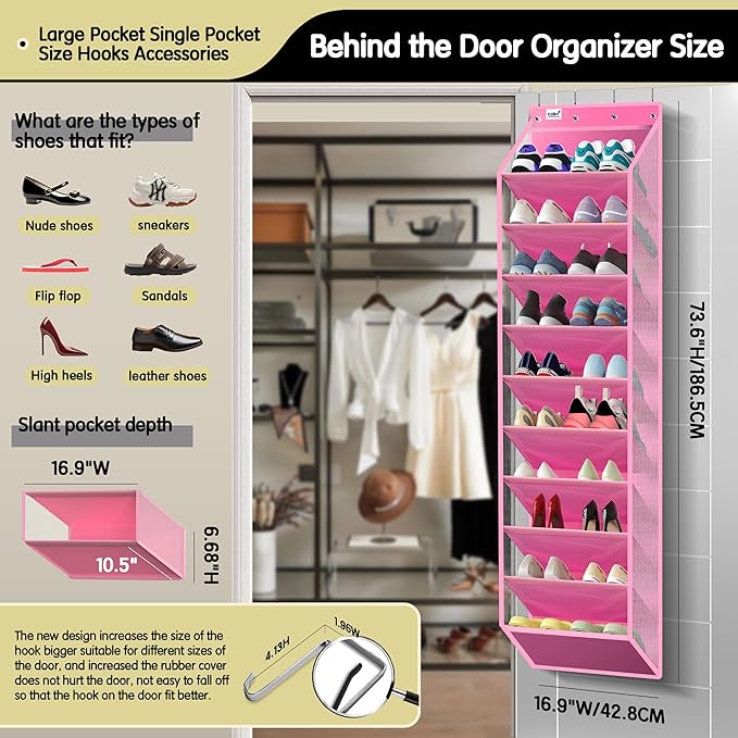 Kotkn 10 Tier Over The Door Organizer - Image 2