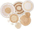 7 Pack Boho Wall Basket Decor by DIMPOLA