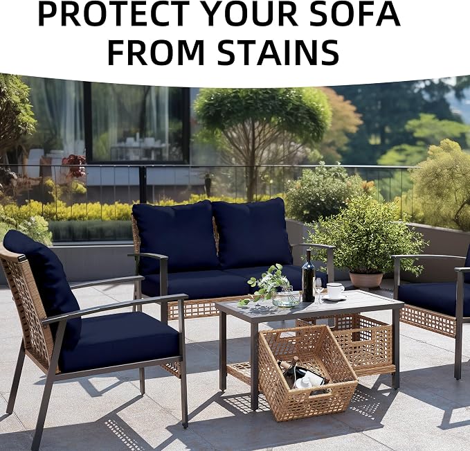 Outdoor Cushion Covers Set, Replacement - Image 4
