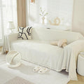DREAMINGO Modern Minimalism Cream White Couch Cover Sectional Sofa Covers by DREAMINGO