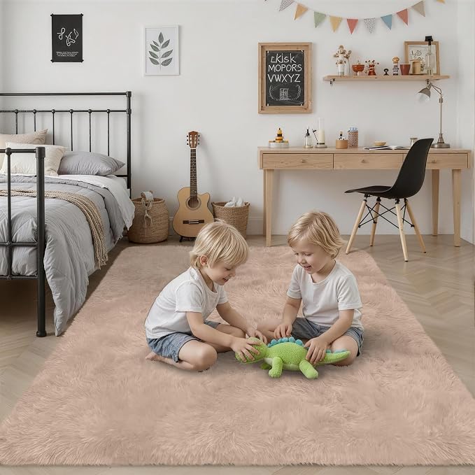 6x9 Area Rugs for Living Room Bedroom: Ultra Soft Fluffy Shag Rug Upgrade - Image 7