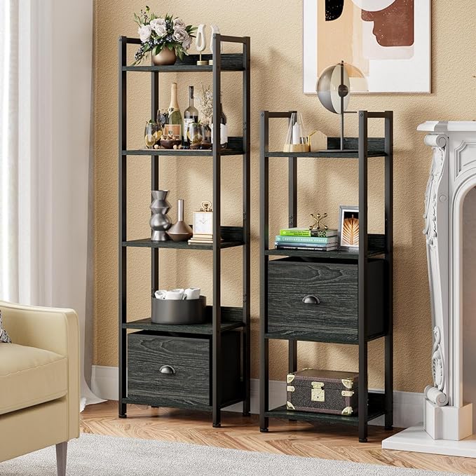 Furologee 4 Tier Bookshelf - Image 2