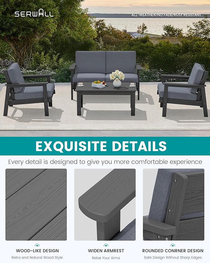 SERWALL HDPE Outdoor Couch - Image 4