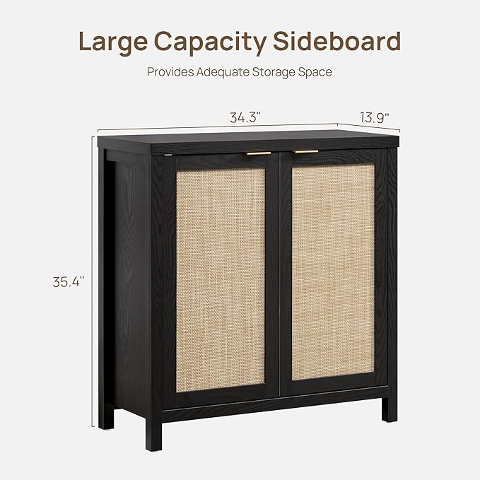SICOTAS Sideboard Buffet Storage Cabinet - Image 2