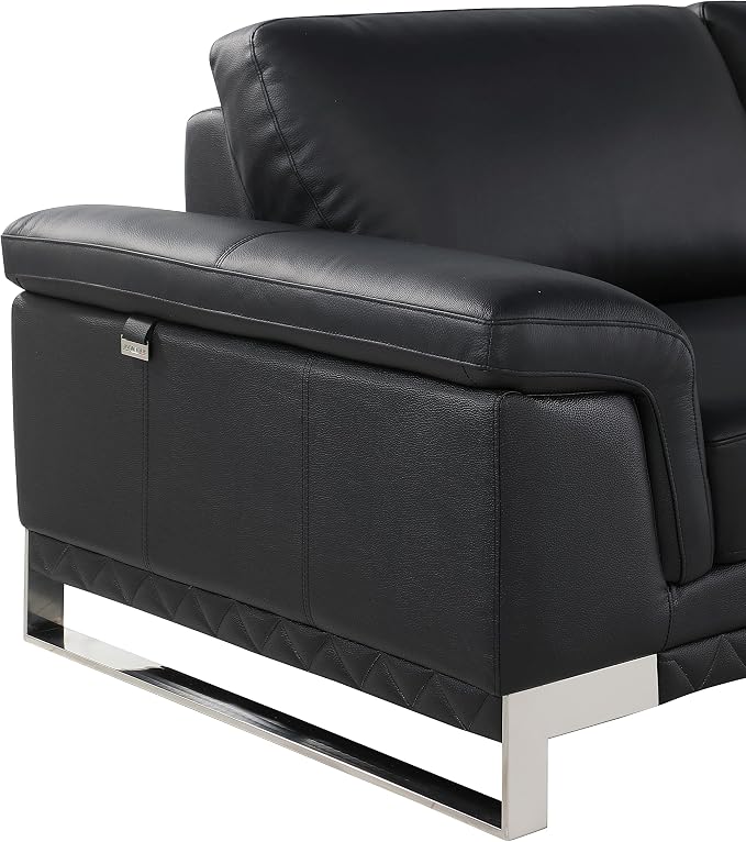 Blackjack Furniture Weston Collection Genuine Italian Leather Living Room Chair - Image 10