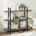 OtterOasis Heavy Duty 3-Tier Industrial Bookcase, 120lbs Shelf Capacity by OtterOasis