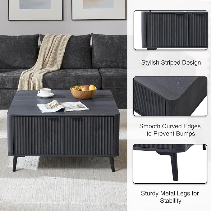 Fatmok Large Lift Top Coffee Table - Image 7