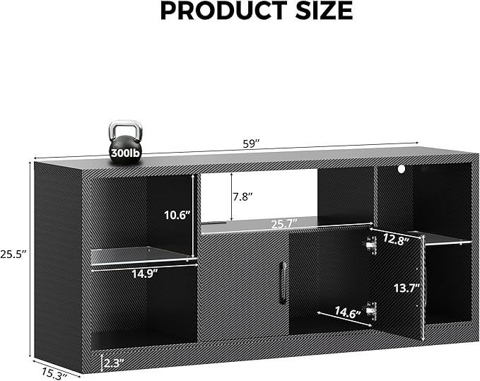 IRONCK TV Stand for TVs 65 inch - Image 3
