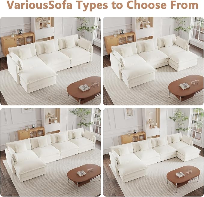 mikibama Luxury 3 Piece Sofa Set, 2 Pieces of Single Sofa and 1 Piece of 3 - Image 7