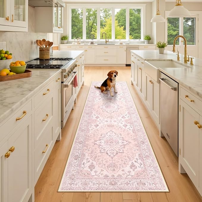 RELEANY Area Rugs 2'6"x8' Runner Rug Non Slip Washable by RELEANY