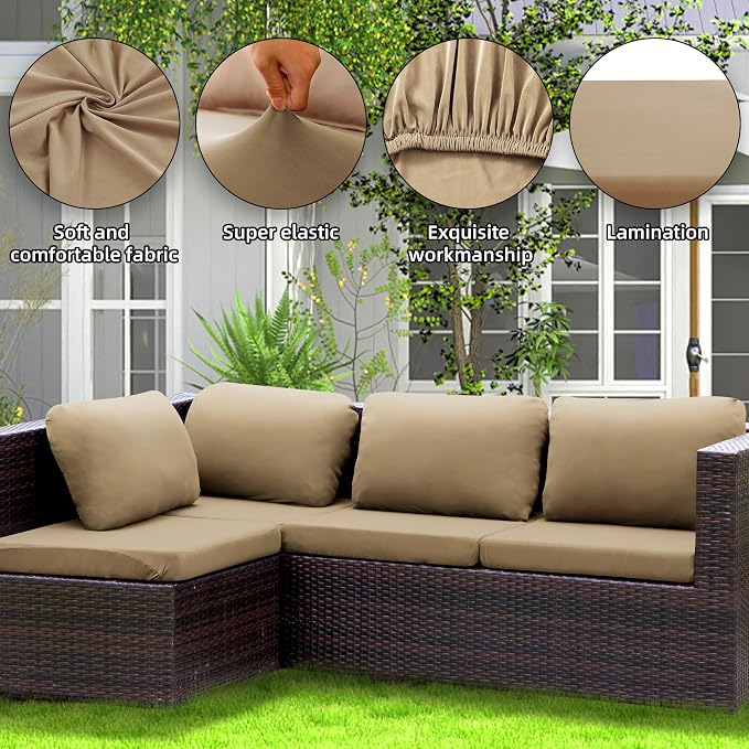 Outdoor Cushion Covers Set, Replacement - Image 3