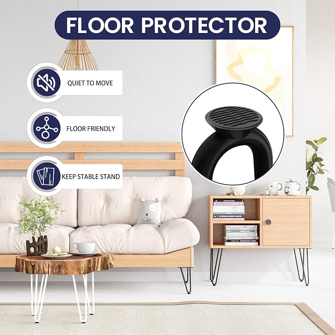 SMARTSTANDARD 14 Inch Heavy Duty Hairpin Furniture Legs, Metal Home DIY Projects - Image 5