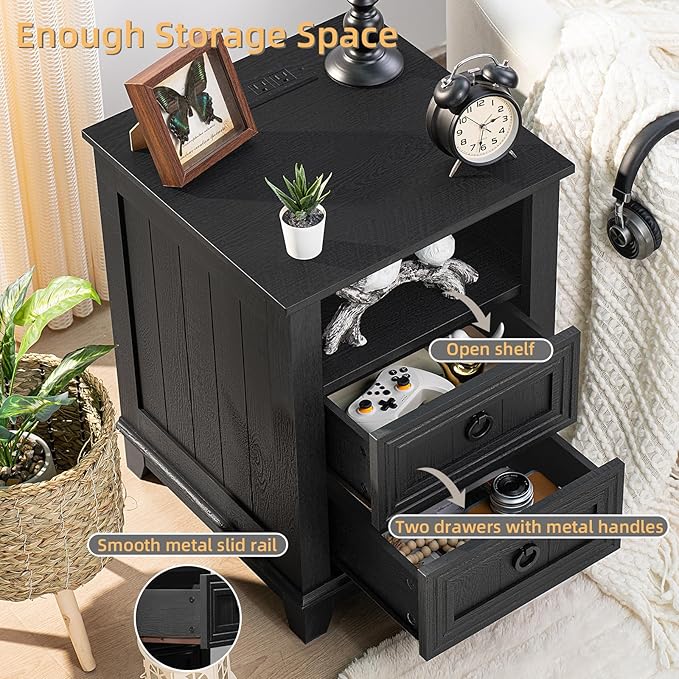 Joaxswe 18" Farmhouse Night Stand - Image 4