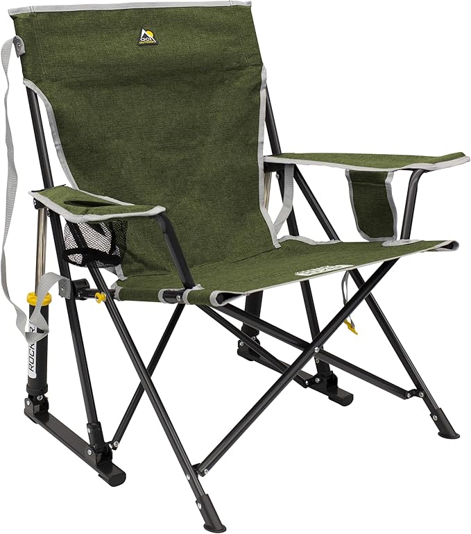 GCI Outdoor Kickback Rocker Camping Chair | Portable Folding Rocking Chair by GCIOUTDOOR