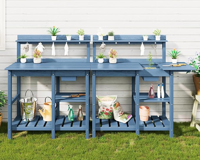 SERWALL Outdoor Potting Bench - Image 9