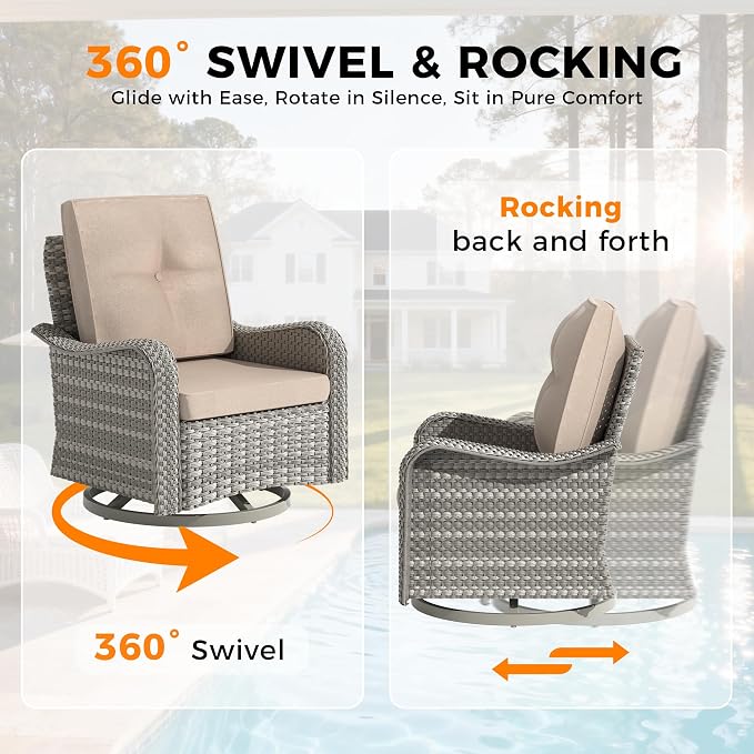 8-Seat Modern Patio Furniture Set - Image 5