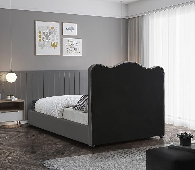 Meridian Furniture FelixGrey-Q Felix Collection Modern | Contemporary Linen - Image 7