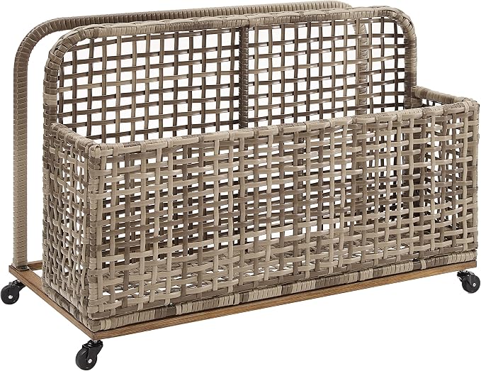 Crosley Furniture Ridley Wicker Outdoor Storage Pool Caddy by CrosleyFurniture