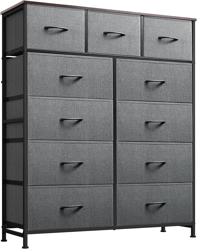 WLIVE Tall Dresser for Bedroom, Fabric Dressers Storage Tower, Dresser & Chest by WLIVE