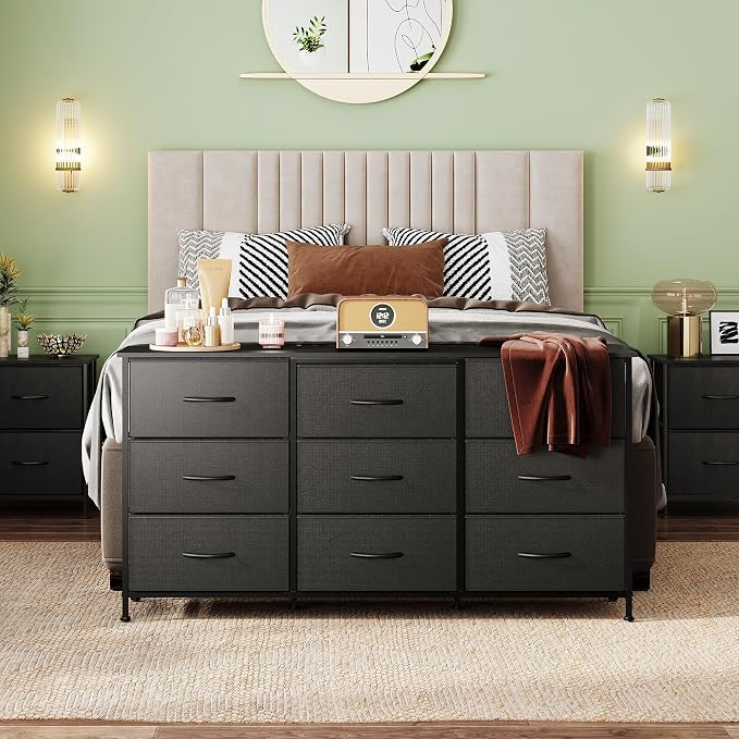 WLIVE 54''W Dresser for Bedroom, 65 inch TV, Wide Chest of Drawers - Image 2