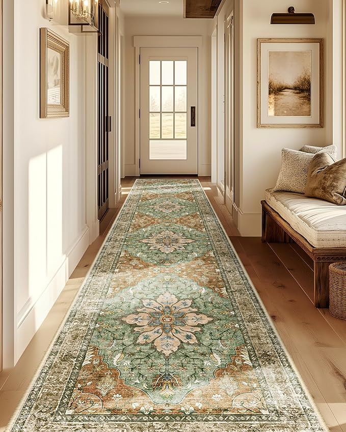 RELEANY Area Rugs 2'x10' Runner Rug Non Slip Washable - Image 2