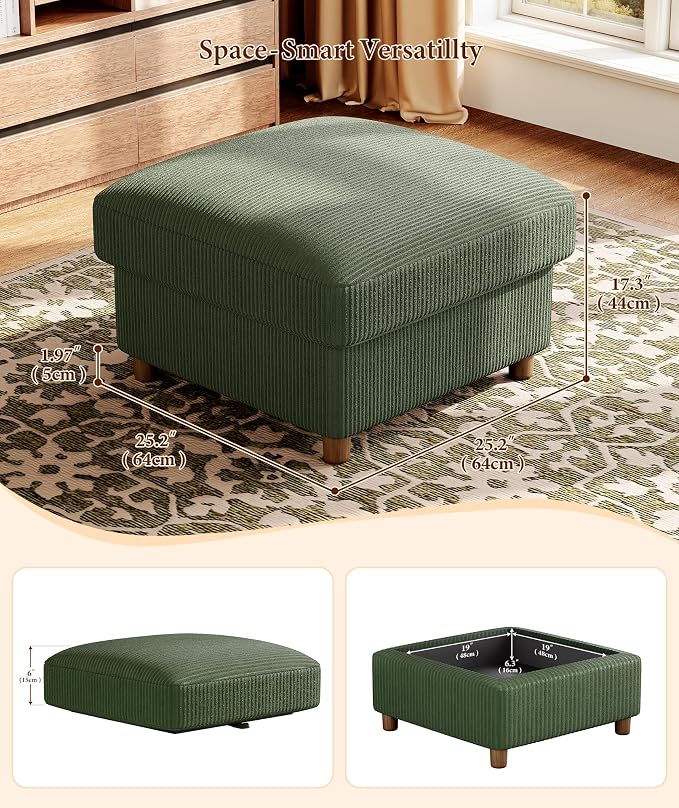 Kidirect 70in U Shaped Couch, Modular Sofa No Tool Assembly, Comfy Sectional - Image 6