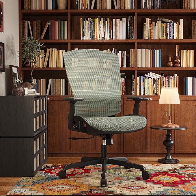 ELABEST Mesh Office Chair, Ergonomic Computer Desk Chair, Sturdy Task Chair- - Image 2