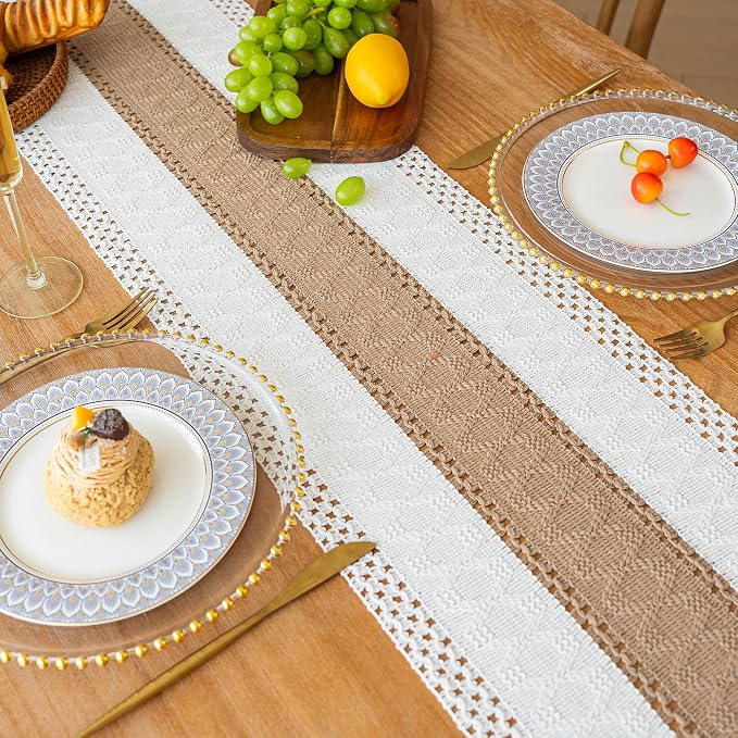 FEXIA Boho Table Runner for Summer Home Coffee Decor - Image 7