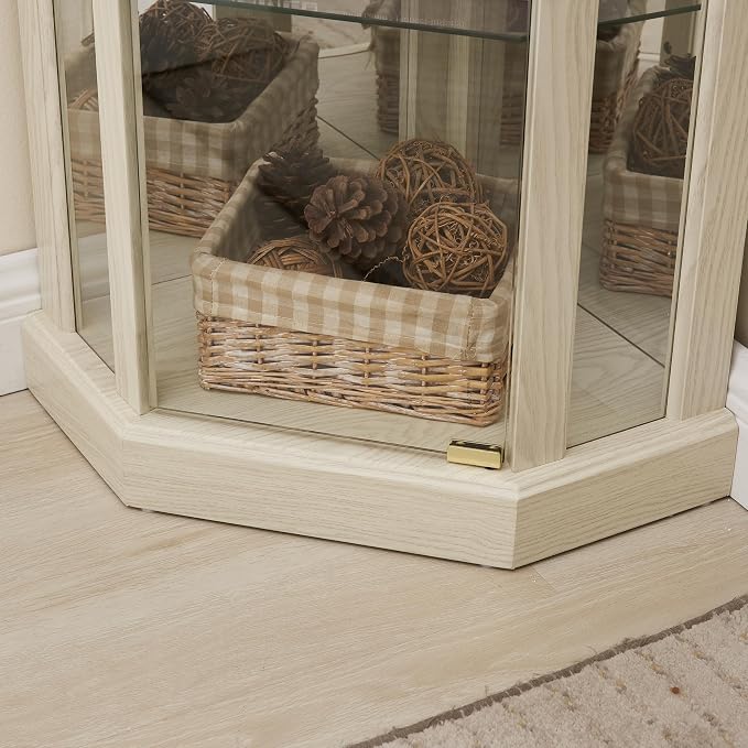 Corner Curio Cabinet, 150lbs Heavy Duty Glass Display Cabinet - Image 5