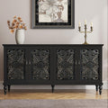 ARTPOWER 61.8" Hollow Carved Wood Accent Cabinet by PowerofArtBetterforLife