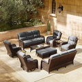 HILLGA 11-Piece Luxury Patio Furniture Set by HILLGA