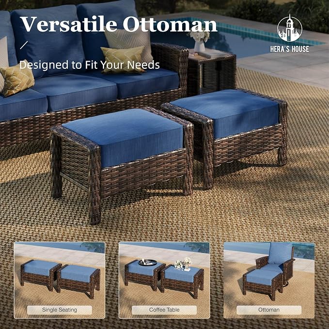 HERA'S HOUSE 8-Piece Outdoor Furniture Set - Image 8