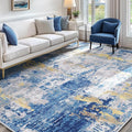 RELEANY Washable Area Rugs 8'x10' Non-Slip Modern Abstract Soft by RELEANY