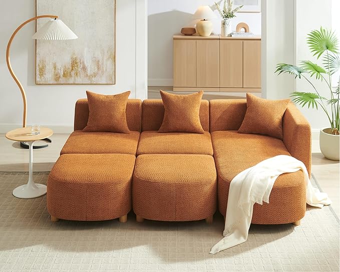 VANOMi 109.84" Modular Sectional Sofa - Image 3