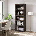 GarveeHome 5 Tier Farmhouse Bookcase, 67.4 in Tall Book Shelf by GarveeHome