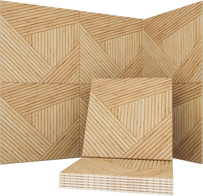 Soon Global Acoustical Wall Panels, 6-Piece 23.62 X 23.62 Inches Art Acoustic by SoonGlobal