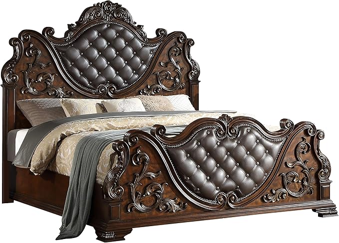 First of a Kind Santa Monica Traditional 5 Piece Queen Bedroom Set - Image 2