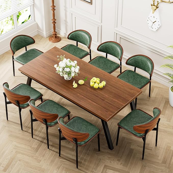 YaFiti Dining Chairs Set of 2, Dining Room and Kitchen Chairs, Mid Century - Image 4