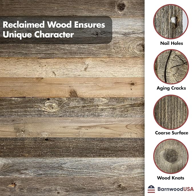 BARNWOODUSA Rustic Decorative Ladder - Image 2