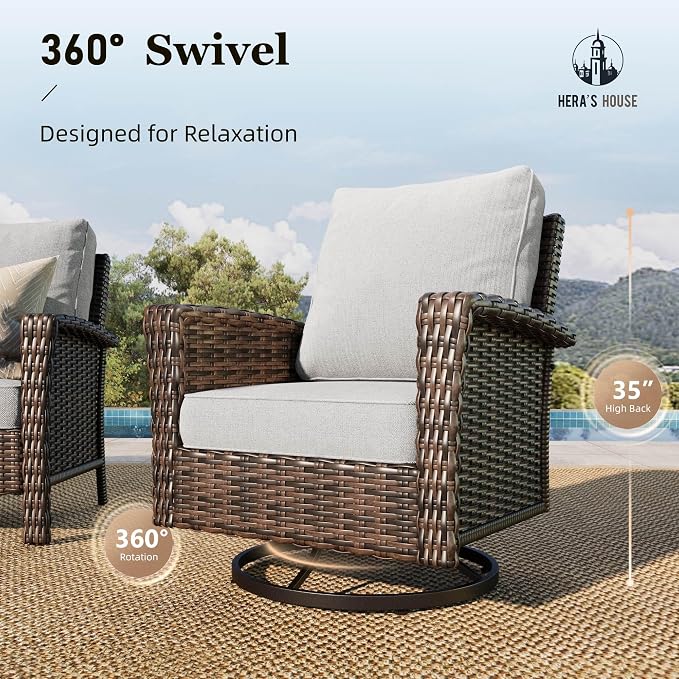 HERA'S HOUSE 8-Piece Outdoor Furniture Set - Image 4
