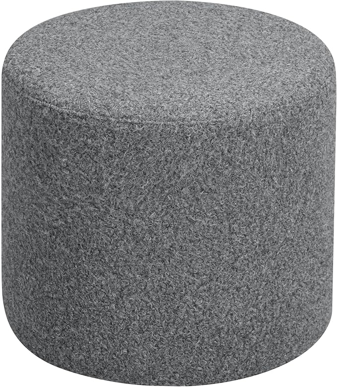Studio Living Wentworth 19" Round Ottoman, Urban Transitional, Fully Assembled by StudioLiving