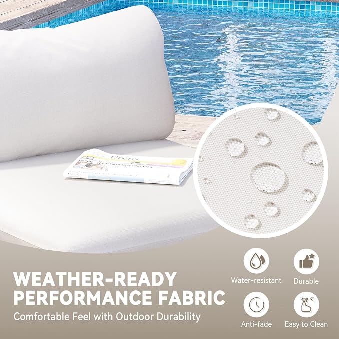 Crestlive Products Outdoor Patio Furniture Set, 4 Seater Modular Oversized - Image 6