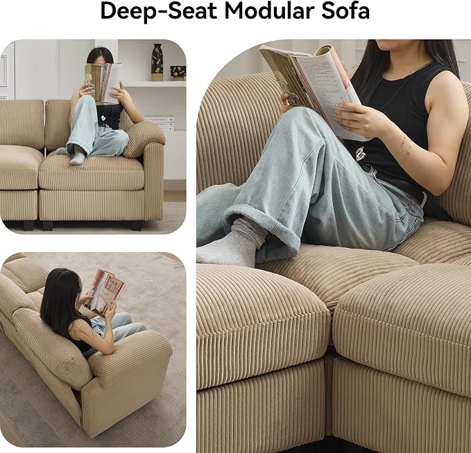 61'' Modular Loveseat Sofa - Image 4