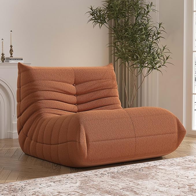 Bean Bag Chair, Fireside Chair Bean Bag Sofa Large Bean Bag Chair by Unknown