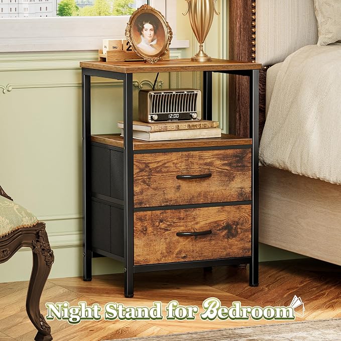 Huuger Night Stand Set 2, Nightstand - Image 4