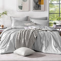 Monbix King Size Comforter Set, King Size Comforter Set 7 Pieces, Cationic by Monbix