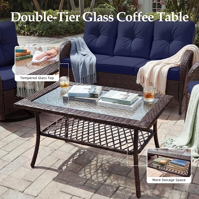 UPHA 8 Pieces Patio Furniture Set - Image 8